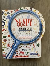 2002 I Spy Memory Game Picture Riddles Travel Version Scholastic 20 Cards - $7.03