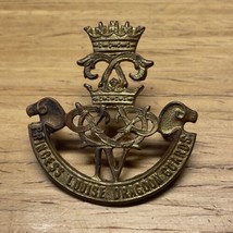 Vintage Canadian Army Princess Louise Dragoons Regiment Cap Hat Badge KG JD - $14.85