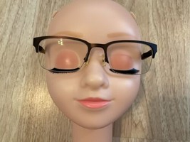 Marchon M-Cullen 210 Eyeglasses 52-19 140mm Half rim Brown FRAMES - €30,62 EUR