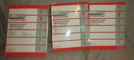 1991 Pontiac Grand Prix Service Manuals  Book Set 1-3  S-9110-W - £55.15 GBP