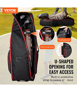 VEVOR Golf Club Travel Bag Golf Luggage Case Cover with Wheels 1800D Oxford - $70.24