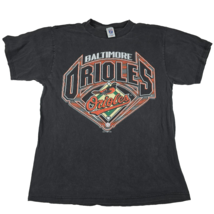 Baltimore Orioles MLB T-Shirt Logo 7 Black Baseball Vintage Men&#39;s Large - $39.14