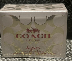NEW SEALED Coach New York Legacy Eau De Parfum Womens Fragrance Perfume 1 Fl Oz - £47.86 GBP