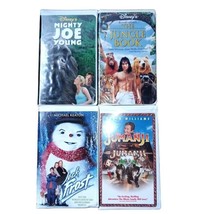 4 VHS Children and Family Movies Joe Young Jack Frost Jungle Book Jumanji Lot - £6.25 GBP