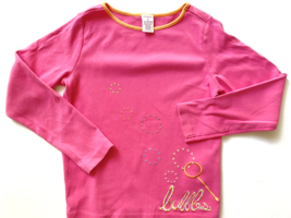 Gymboree Girls 8 Bubble Fun Vintage Long Sleeve Pink Shirt Embroidered EUC - $9.05