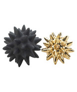 STORICO BLACK AND GOLD SPIKE SCULPTURES - $981.27 MXN