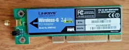 Linksys Wireless-G PCI WMP54G Network Adapter 2.4GHZ No Antenna - £3.65 GBP