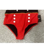 Disney Mickey Mouse High-Waisted Swim Bottoms Plus Size 1 - $34.99
