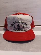 VTG Boonesboro Campground Conneaut Lake PA New Era Snapback Trucker Hat Cap USA - $18.65