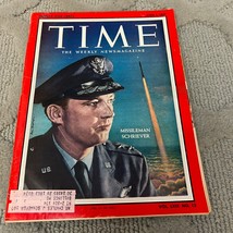 Time The Weekly News Magazine Missileman Schriever Vol LXIX No 13 April 1 1957 - £51.31 GBP