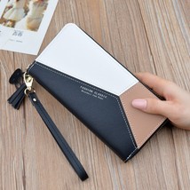 cute leather wallet female long phone wallet organizer PU leather purse  id cred - £14.38 GBP