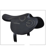 New Synthetic Race Exercise Horse Saddle, Color Black, Size: (15&quot; To 18&quot;... - $120.00