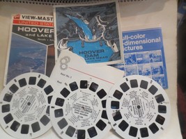 Vintage Hoover Dam Lake Meade US Travel State view-master Reels Packet 3 Reel - £7.46 GBP