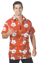 1SZ Red Hawaiian Shirt Adult Costume - £70.64 GBP