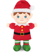 Christmas Elf Plush, Soft Baby Doll Boy First Baby Doll Toys Birthday Ch... - €19,13 EUR