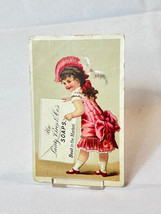 Antique Victorian Trade Card R C Harris Dealer Bath Maine Lautz Bros &amp; C... - £23.70 GBP