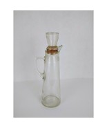 Vintage German Style Glass Wine Pitcher Decanter Showing Austrian Coat o... - $21.32