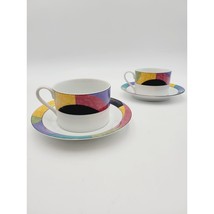 Mikasa California Currents Cup Saucer Set of 2 M5101 Vtg - $380.59 MXN