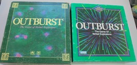 Lot of 2 Parker Bros Hersch Co Outburst 1986 and 1988 Family Games New and Used - £9.29 GBP