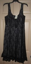Tripp NYC Black Goth lace dress NWT - £52.18 GBP
