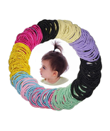 KK BETO 300 Pcs Baby Girls Hair Ties - Small Size Elastic Hair Ties for ... - £7.85 GBP