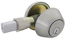 J &amp; D Lock Co Stainless Steel Deadbolt Lock for Mobile Homes - £15.65 GBP