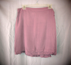 Sim &amp; Sam skirt wrap mini Jr L Wissfull Mauve style urban New - $14.65