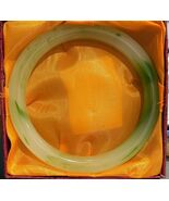 65mm Grade A 100% Natural Green Jade Bangle Bracelet Women&#39;s Bracelet - $18.13 CAD