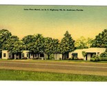 Lone Pine Motel Linen Postcard US Highway 98 St Andrews Florida - $13.86