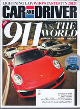 Car and Driver Magazine February 2012  Lighting Lap:Who&#39;s Fastest in 2012? - £1.95 GBP