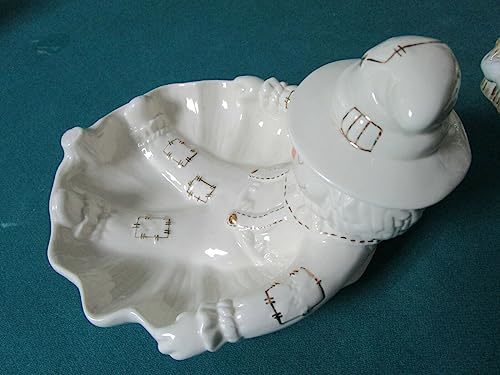 Compatible with Lenox Candy Dish ASTHRAY Santa Petals & Pearls Christmas Holiday Item image 8