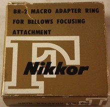 New Nikkor Japan BR2 BR-2 F Macro Adapter Ring for Bellows Focusing Atta... - £23.24 GBP