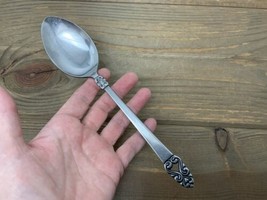 Vintage Solid Serving Spoon Symphony by Grace Stainless Steel Heavy Duty... - $12.82