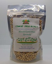 Black Eyed Pea Sprouting Seed, Non GMO - 14oz - Country Creek Brand - Black Eyed - £10.20 GBP