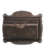 Antique Bronze Cast Aluminum Wall Mounted MAILBOX, 17.5&quot; D x 5.3&quot; W x 12... - $123.75