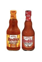 Franks Red Hot Origional &amp; Franks Buffalo Wing Sauce Combo - 12 Oz - EACH - £19.43 GBP