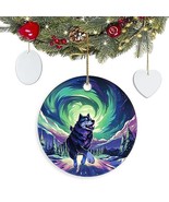 NETHOUSE Husky Ornament for Christmas Tree 2023, Husky Siberia Christmas... - £9.49 GBP