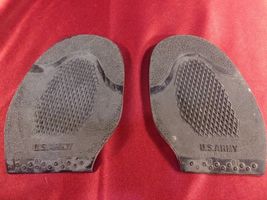 MILITARY U.S ARMY WWII BOOT REPLACEMENT SOLES BLACK 8 &amp; 8.5 NEW OLD STOC... - $11.01