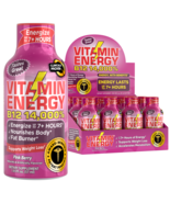 Vitamin Energy® B12 Pink Berry &#39;Clinically Proven&#39; Energy Shots (12pk) - £23.39 GBP