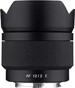 Samyang 12mm F2.0 AF Ultra Wide Angle Auto Focus Lens for Sony E Mount (... - $648.99