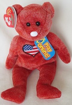 Ty Heartland Bear Plush Beanie Baby 2.0 (2008) w/unopened code - £9.97 GBP