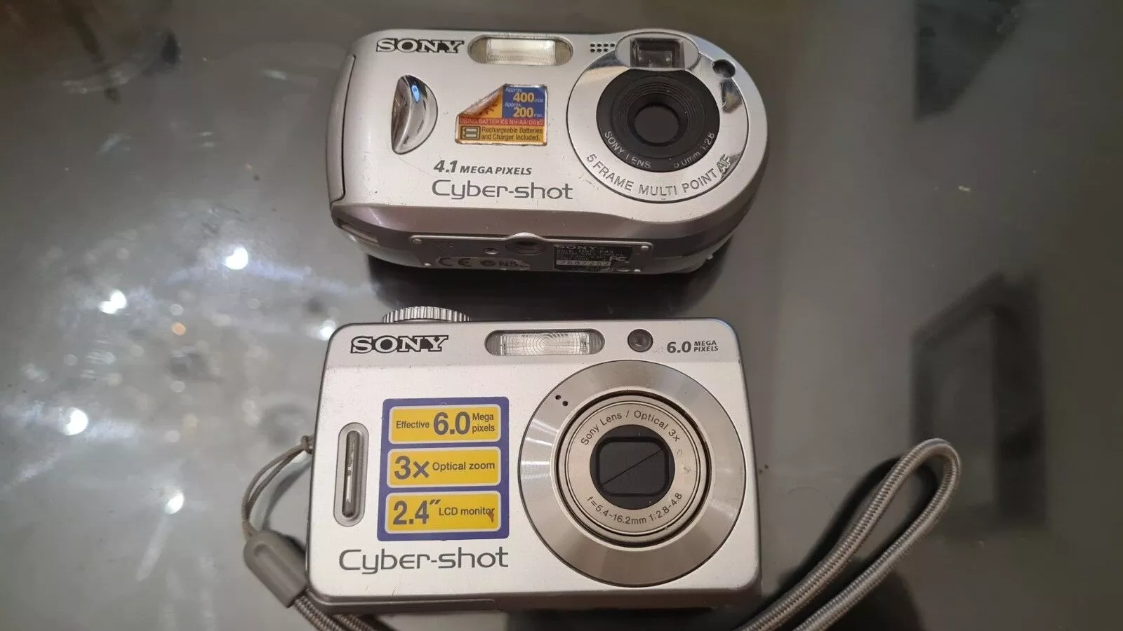 Sony Cyber-shot DSC-P43 &amp; dsc-s500 Digital Camera - $20.49 CAD