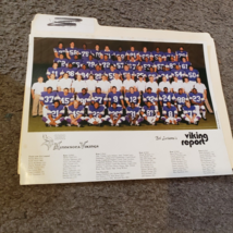 RARE 8x10 BOB LURTSEMA  Minnesota Vikings 1982 Team Photo Joe Senser bud Grant - £24.26 GBP