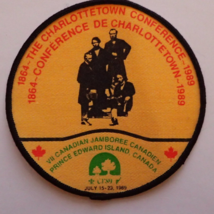 Boy Scout Patch -Canadian Jamboree 1864 The Charlottetown Conference 198... - £37.52 GBP