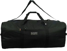 Heavy Duty Cargo Duffel Large Sport Gear Drum Set, 30&quot; X 15&quot; X 15&quot;, Black - $42.43