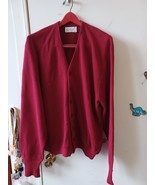 Vtg  Arnold Palmer Robert Bruce M Wool Sweater Golf Cardigan Union USA R... - $547.65 MXN