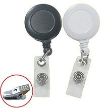 Bluemoona 20 Pcs - 32mm Reels Retractable Badge Holder Alligator Clip ID YOYO Ke - $12.99