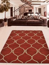 Glitzy Rugs UBSK01004T2601A16 8 x 11 ft. Hand Tufted Wool Geometric Area Rug, - £290.63 GBP