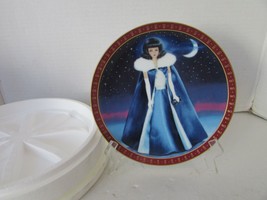 Danbury Mint Collectible Plate Barbie Midnight Blue Ltd Ed 5704 Foam Box - £6.17 GBP