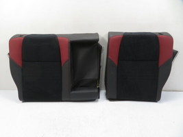 18 Subaru WRX STI #1216 Seat Cushion Pair, Back Rear Red Stitching - $148.49